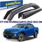 GOODYEAR In-Channel Window Deflectors Shatterproof