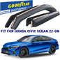 GOODYEAR In-Channel Window Deflectors Shatterproof
