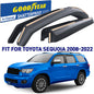 GOODYEAR In-Channel Window Deflectors Shatterproof