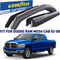 GOODYEAR In-Channel Window Deflectors Shatterproof
