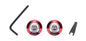 Helmet Attachment Red Anchors - AK113112R