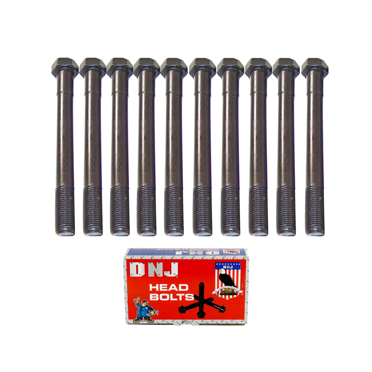 Cylinder Head Bolt Set 1981-1989 Chrysler,Dodge,Mazda,Mitsubishi,Plymouth 2.6L