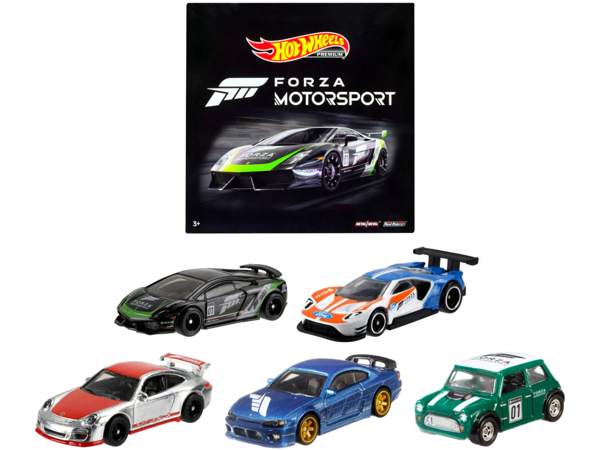 "Forza Motorsport" 5 piece Set Diecast Model Cars by Hot Wheels  free shipping USA