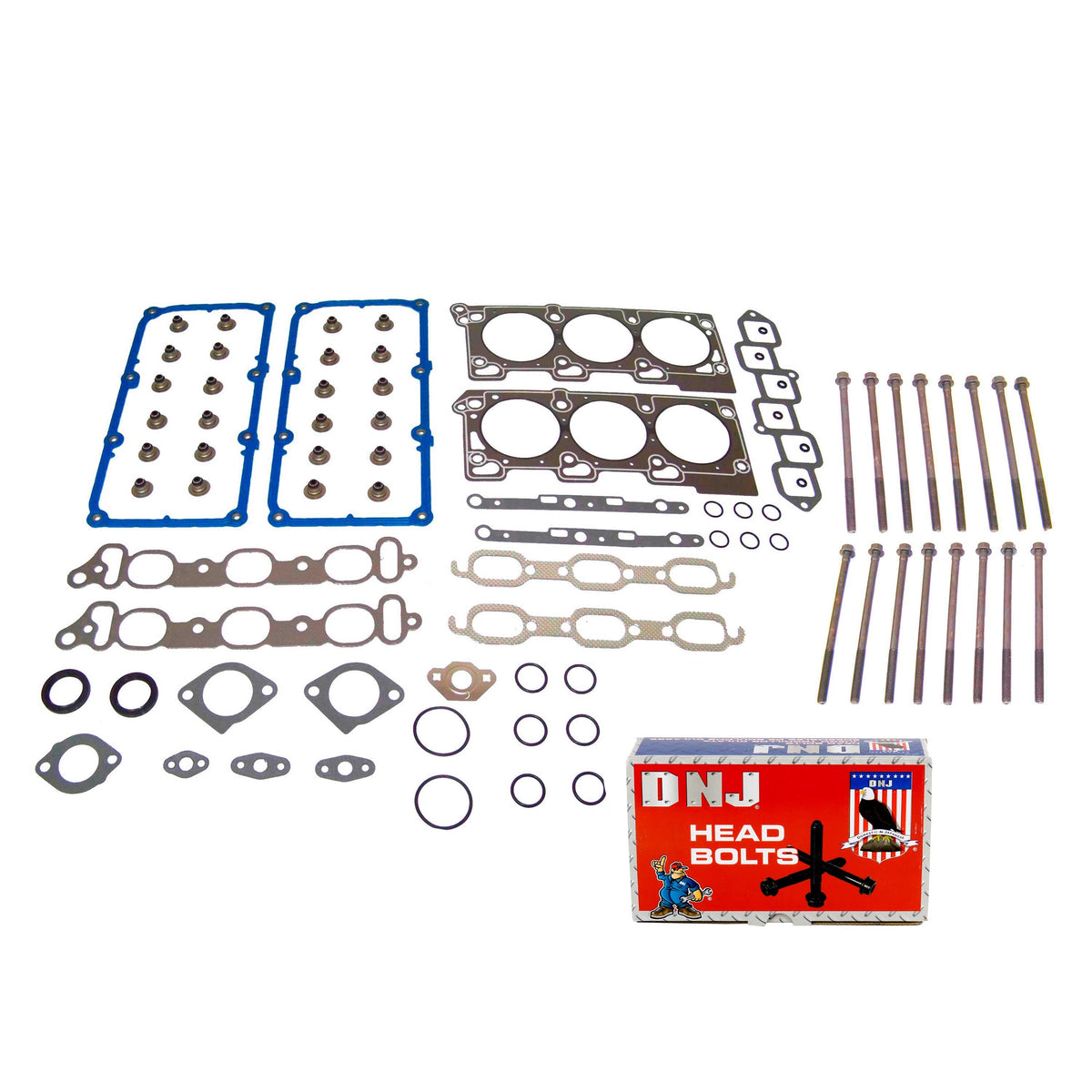 Cylinder Head Gasket set with Head Bolt Kit 1993-1997 Chrysler,Dodge,Eagle,Plymouth 3.5L