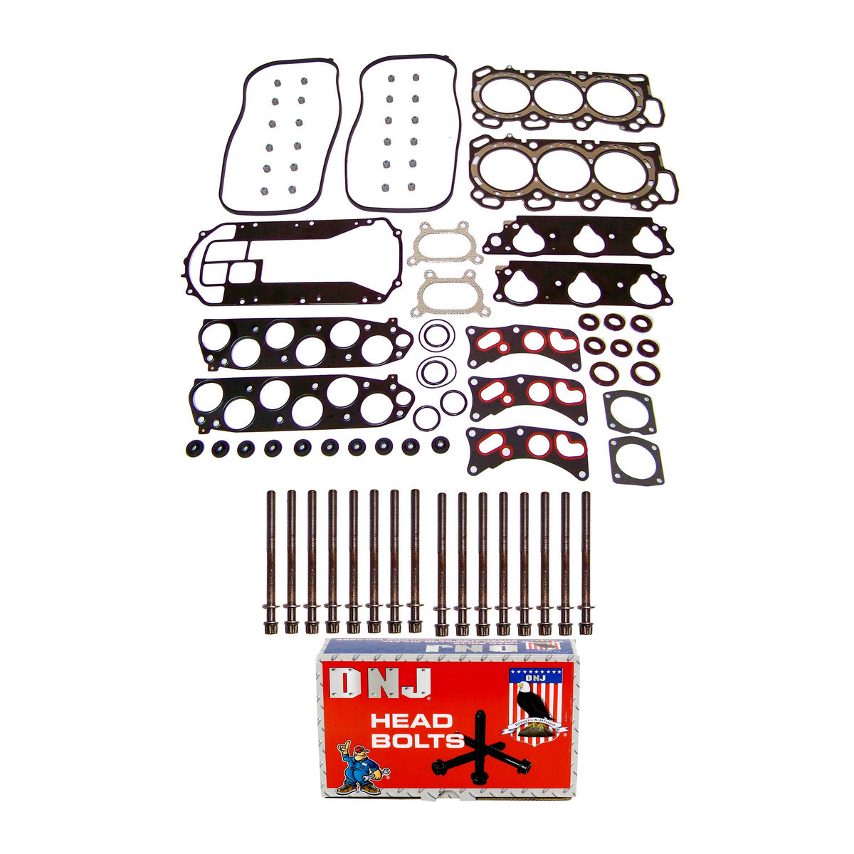 Cylinder Head Gasket set with Head Bolt Kit 2003-2010 Acura,Honda 3.2L-3.5L