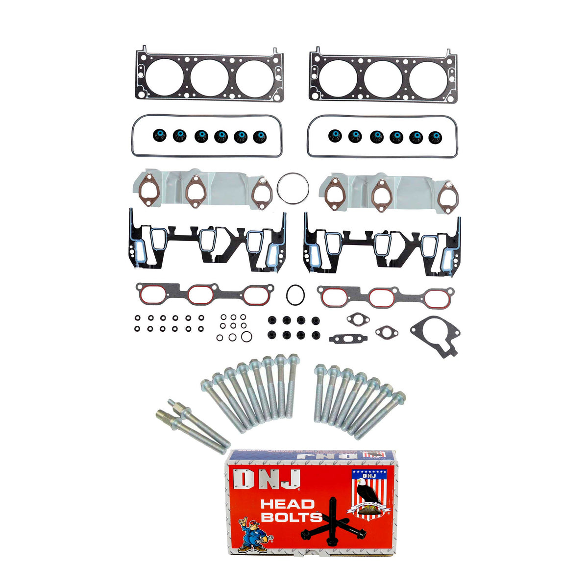 Cylinder Head Gasket set with Head Bolt Kit 2000-2003 Buick,Chevrolet,Oldsmobile,Pontiac 3.4L