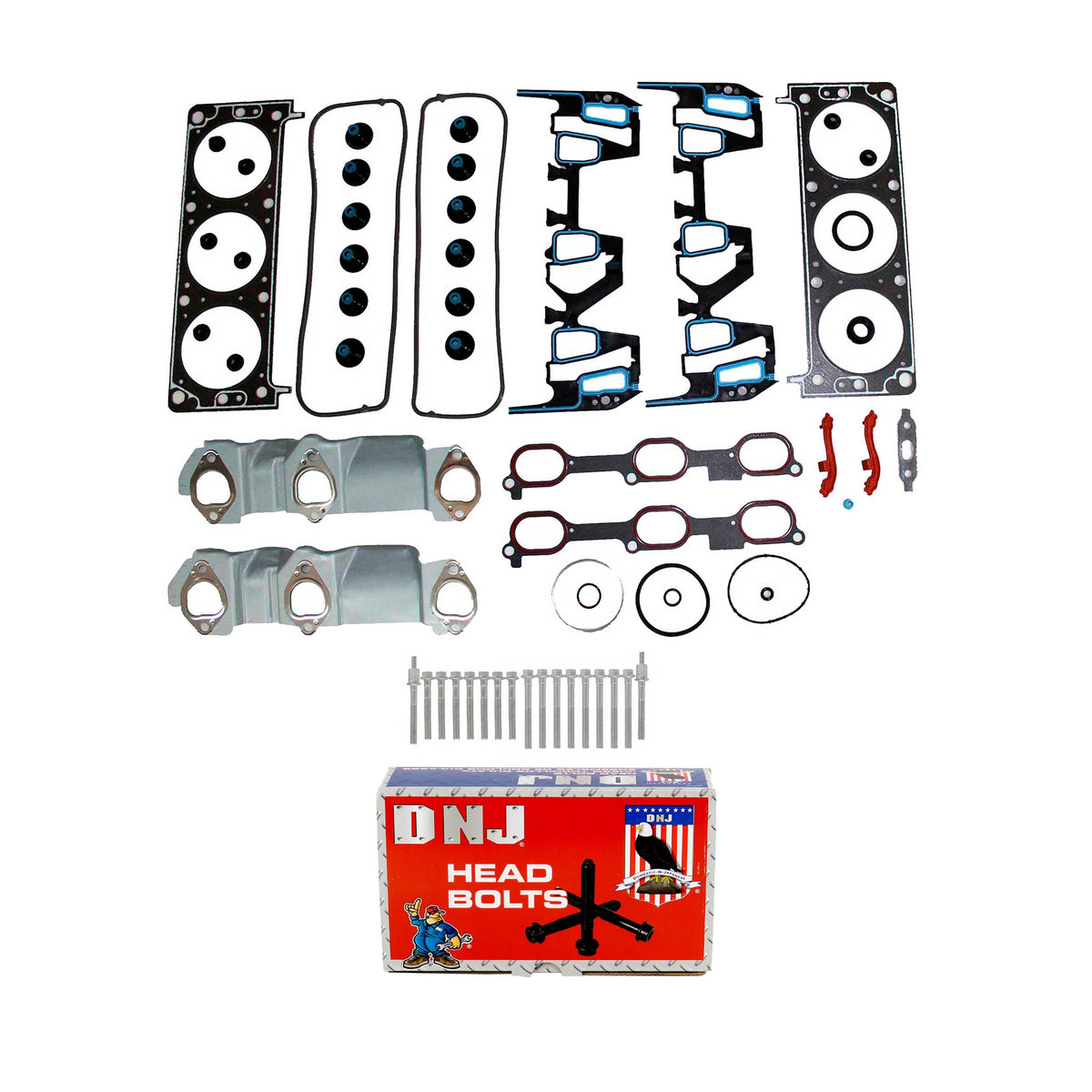 Cylinder Head Gasket set with Head Bolt Kit 2005-2009 Chevrolet,Pontiac 3.4L