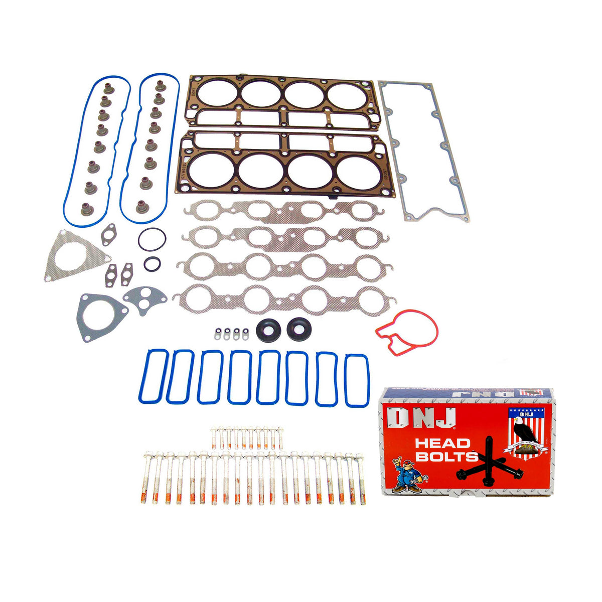 Cylinder Head Gasket set with Head Bolt Kit 2004-2005 Cadillac, Chevrolet, Pontiac 5.7L V8