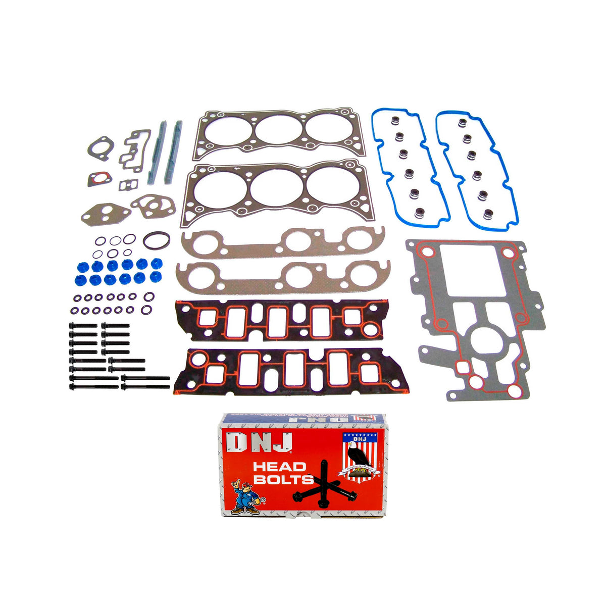 Cylinder Head Gasket set with Head Bolt Kit 1991-1995 Buick,Oldsmobile,Pontiac 3.8L