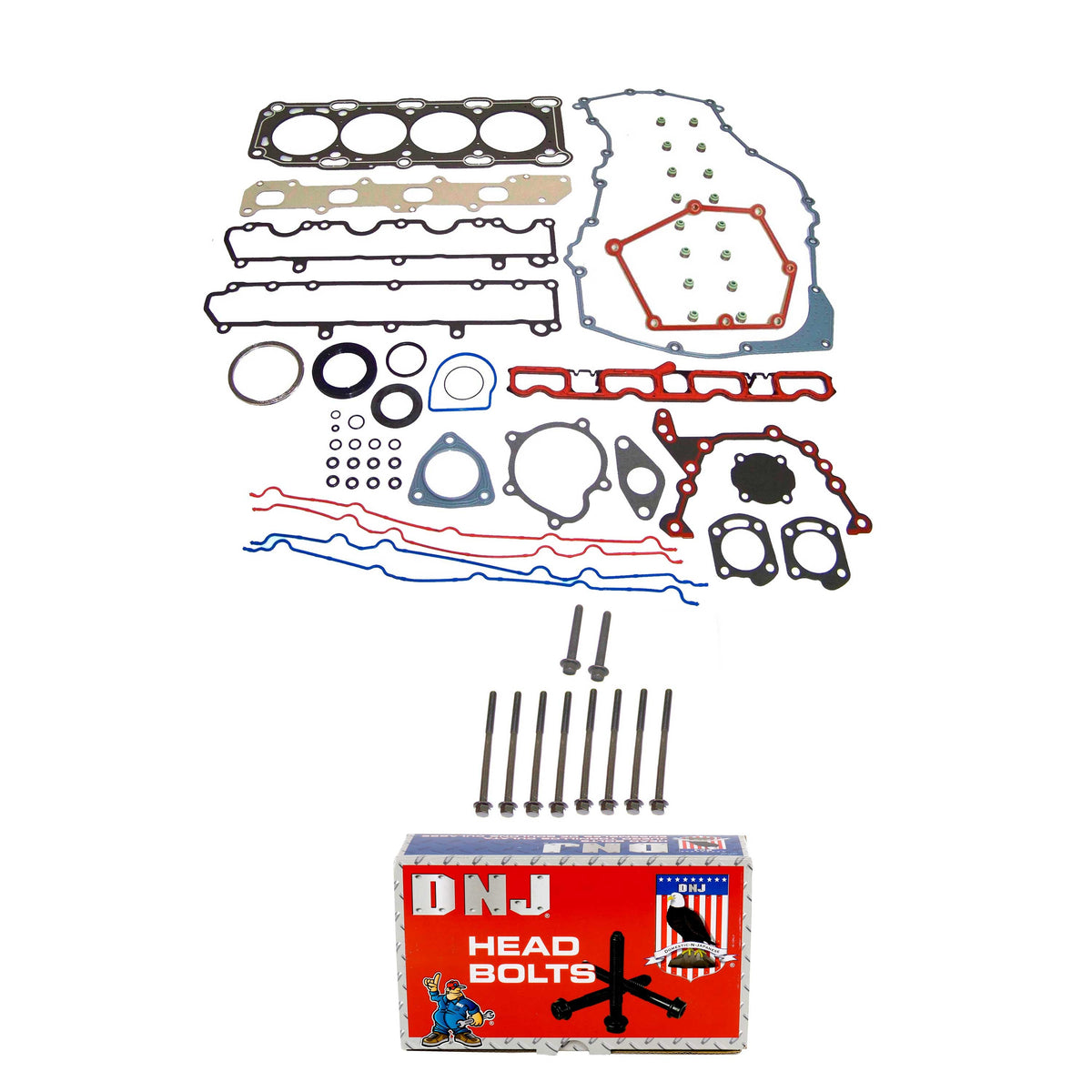 Cylinder Head Gasket set with Head Bolt Kit 1999-2002 Chevrolet,Oldsmobile,Pontiac 2.4L