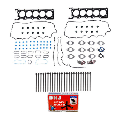 Cylinder Head Gasket set with Head Bolt Kit 2005-2016 Ford 6.8L