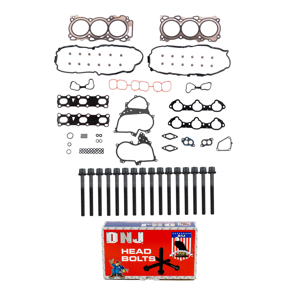 Cylinder Head Gasket set with Head Bolt Kit 2007-2016 INFINITI,Nissan 3.5L