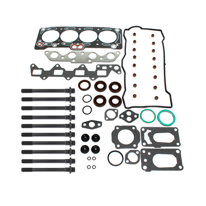 Cylinder Head Gasket set with Head Bolt Kit 1988-1993 Geo,Toyota 1.6L