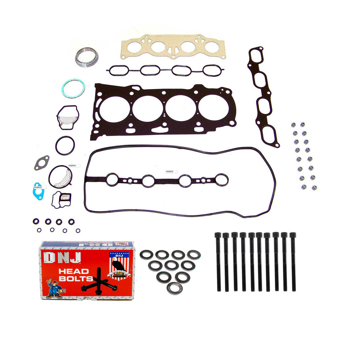 Cylinder Head Gasket set with Head Bolt Kit 2007-2015 Lexus,Pontiac,Scion,Toyota 2.4L