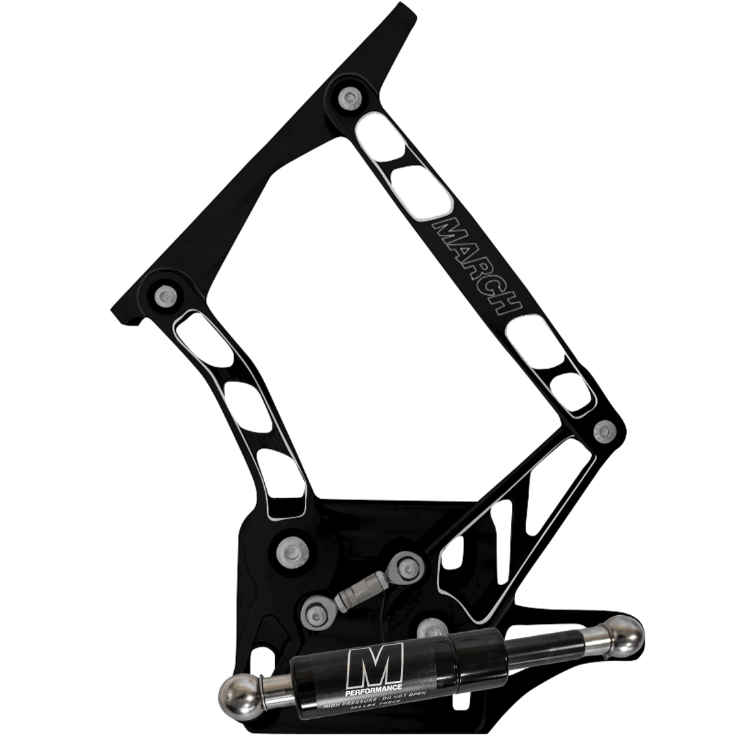 Hood Hinges For 1964 - 1965 Ford Falcon Billet  Black Onyx