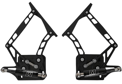 1965 Mercury Comet Billet Hood Hinges  Black