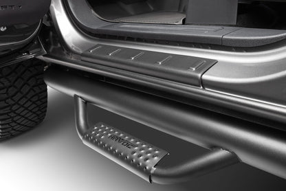 Husky Liners 2874089 Black Trail Armor Rocker Panel And Sill Plate Covers 14-18 Chevy/GMC 1500(2019 Limited):15-19 2500/3500 HD Extended Cab