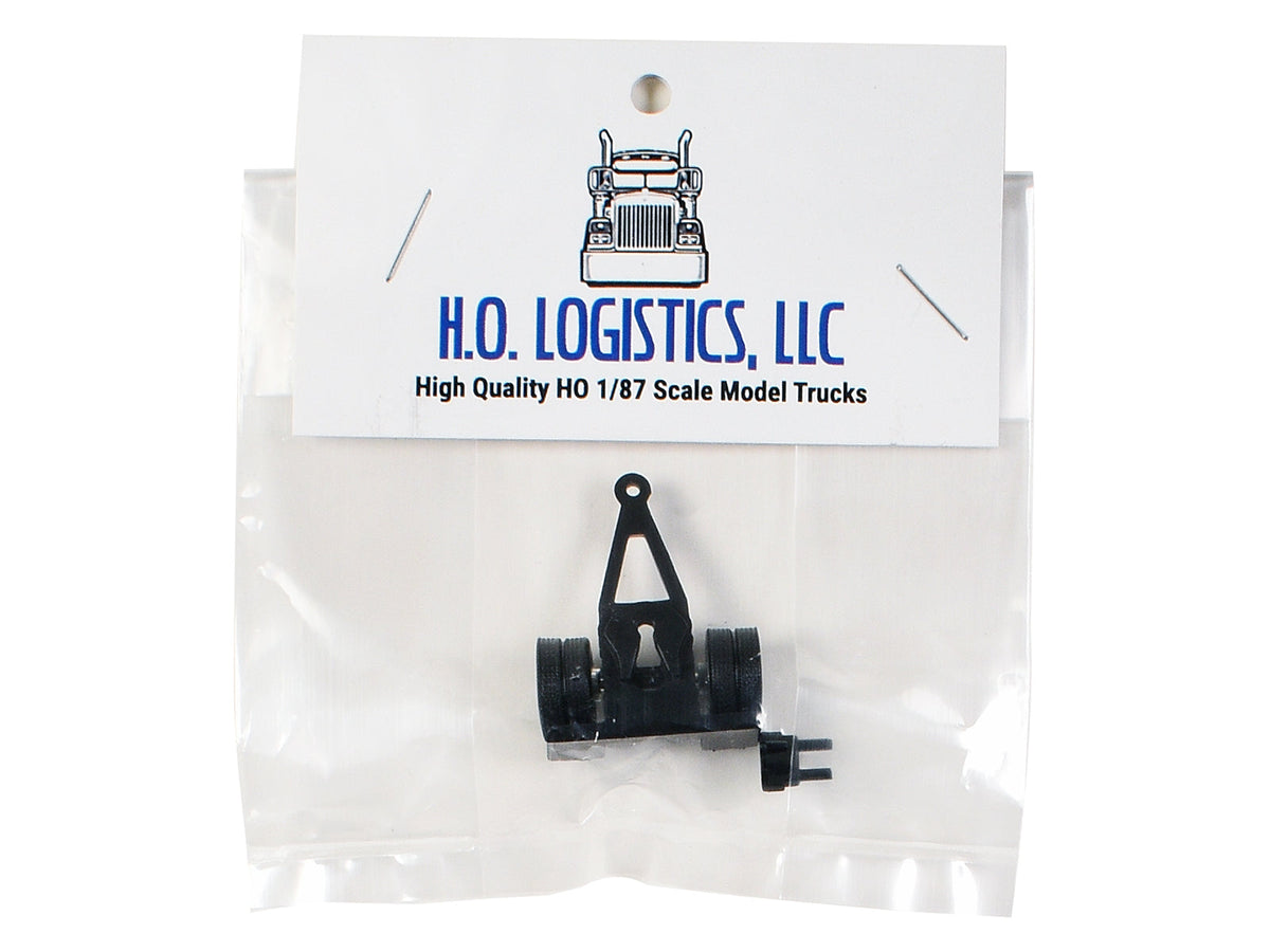 Trailer Dolly Black Kit 1/87 (HO) Plastic Model Car by HO Logistics  free shipping USA