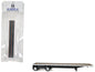 High Boy Spread Axle Flatbed Trailer White 1/87 (HO) Plastic Model Car by HO Logistics  free shipping USA