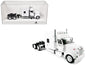 Peterbilt 589 with Stand Up Sleeper Cab White 1/87 (HO) Plastic Model Car by HO Logistics  free shipping USA