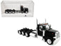 Peterbilt 589 3-Axel Day Cab Black 1/87 (HO) Plastic Model Car by HO Logistics  free shipping USA