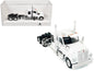 Kenworth W990 with Flat Top Sleeper Cab White 1/87 (HO) Plastic Model Car by HO Logistics  free shipping USA