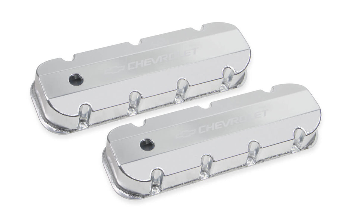 GM BBC Fab Aluminum Valve Cover Slv - 241280