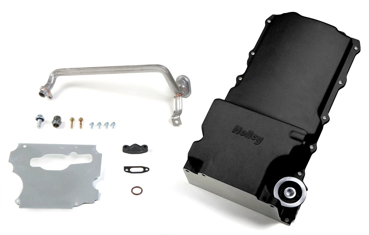 Oil Pan GM LS Retrofit - Black - 3021BK