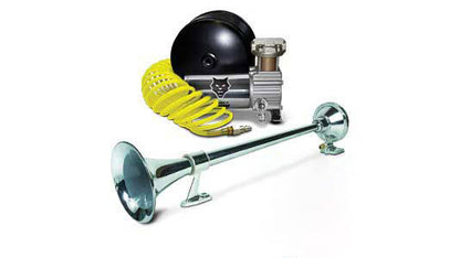 HP10238 Premium Large Single Air Horn With Air Horn (HP10234) And Onboard Air (HP10163)