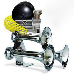 HP10314 Premium Triple Train Horn (HP10254) And Onboard Air Kit (HP10163)