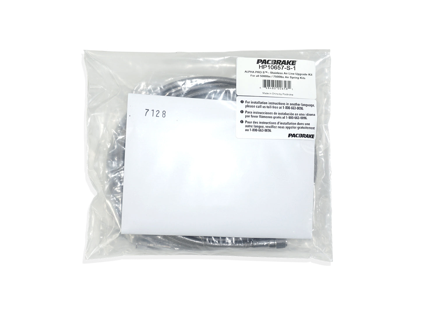 HP10657-S-1 ALPHA PRO S™ Stainless Air Line Upgrade Kit