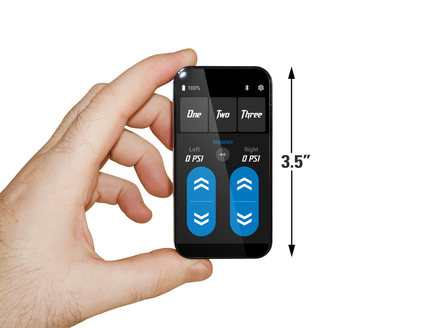 HP30030-NT-QM-R BRAVO Wireless Air Controls (3rd Gen)  Quick Mount  W/ Remote  HD Compressor