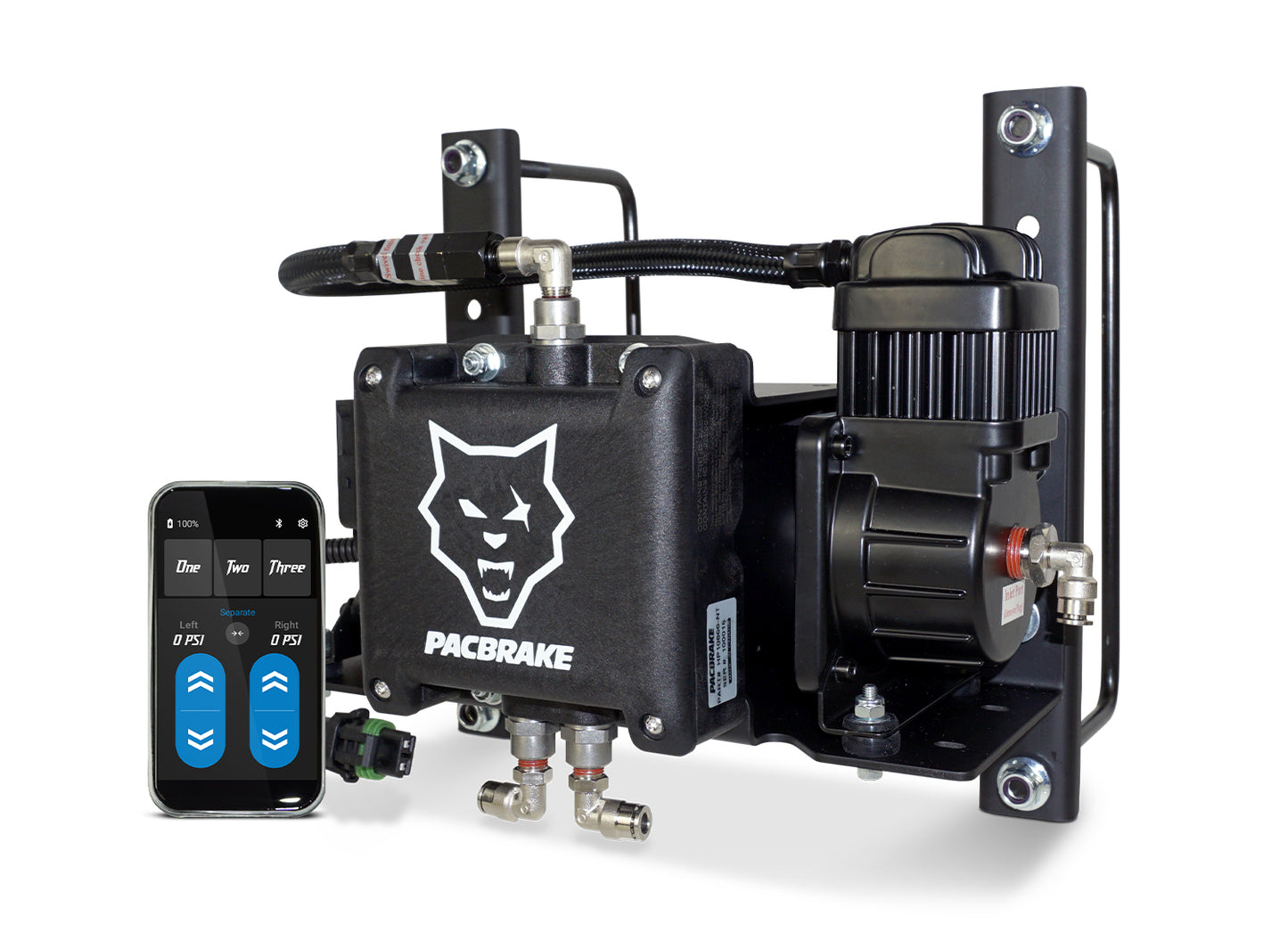 HP30040-NT-QM-R BRAVO Wireless Air Controls (3rd Gen)  Quick Mount  W/ Remote  XD Compressor
