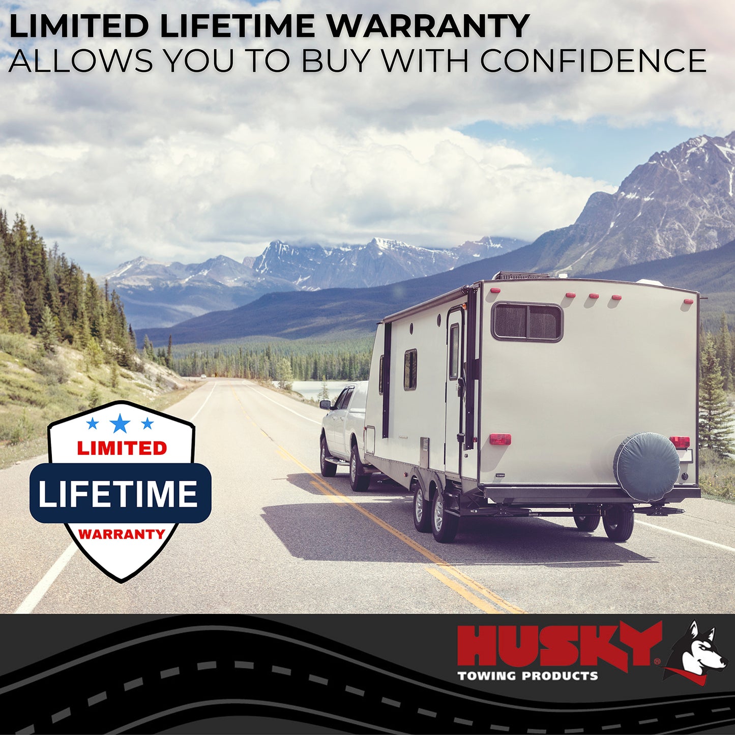 Husky Towing Round Trailer Hitch