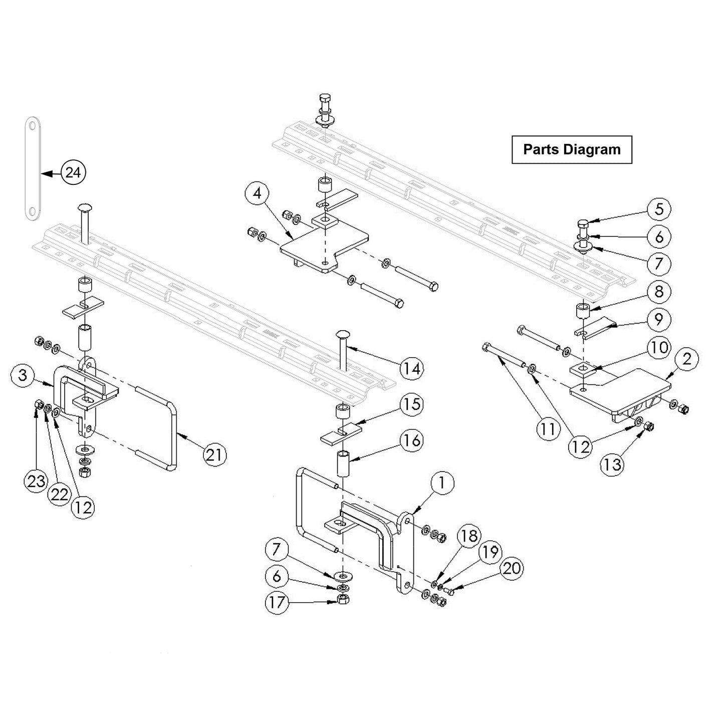 Husky Towing Bracket