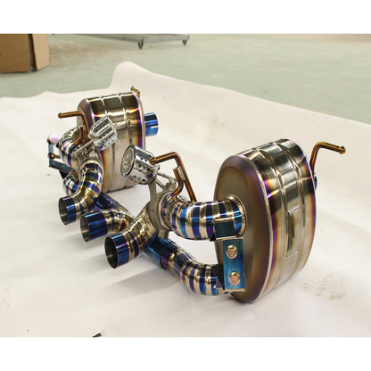 Performance Catback Exhaust System with Valve Control and Downpipes for Ferrari 488 GTB and 488 Pista 3.9L V8