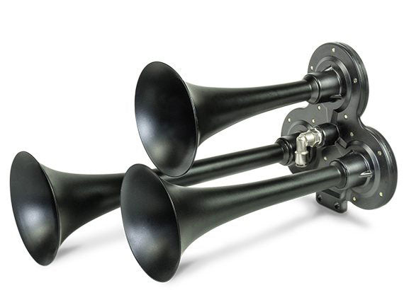 HP10235 Basic Trio Air Horn For Onboard Air Cast Zinc Alloy/Stainless Steel Chrome