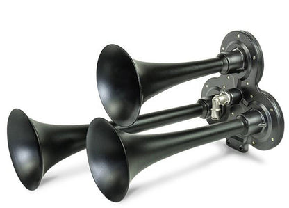 HP10235 Basic Trio Air Horn For Onboard Air Cast Zinc Alloy/Stainless Steel Chrome