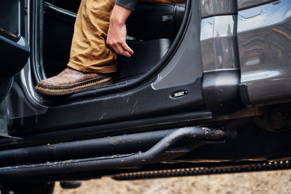 Husky Liners 2874065 Black Trail Armor Rocker Panel And Sill Plate Covers 14-18 Chevy/GMC Silverado/Sierra 1500 Crew Cab 15-19 2500/3500 HD Crew Cab
