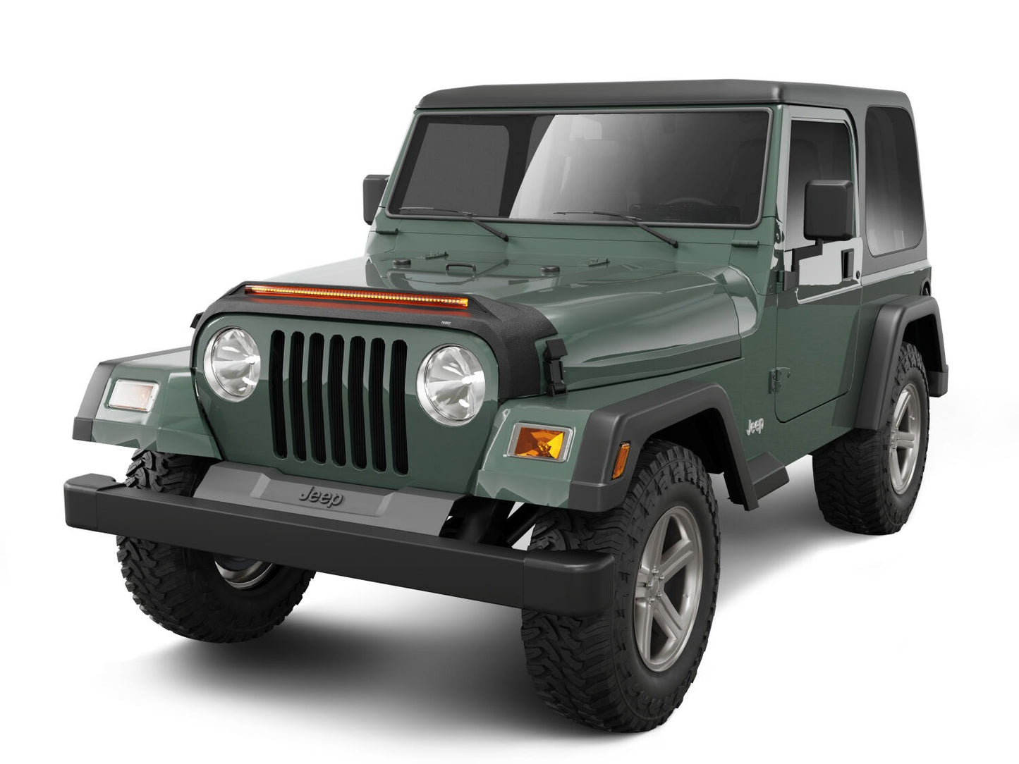 Husky 2820091 Aeroskin Lightshield PRO Hood Protector 1997-2006 Jeep Wrangler TJ