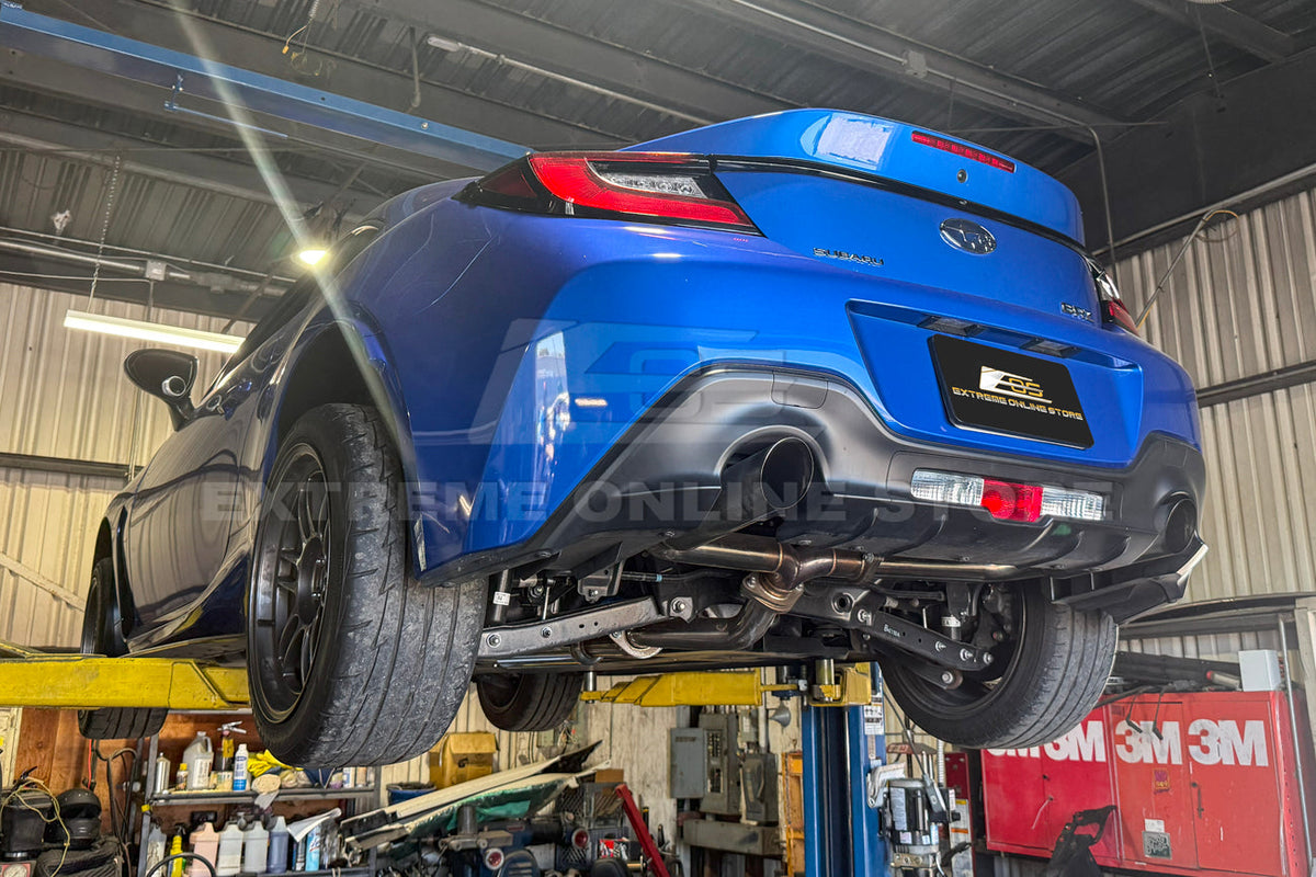 2022-Present Toyota GR86 Subaru BRZ BOSO Style Muffler Delete Cat Back Exhaust