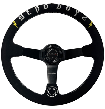 Deadboyz Suede Deep Dish Steering Wheel Short Hub Adapter Kit For 2022+ GR86 Subaru BRZ FRS tC xB xD