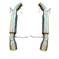 Dual 3" Axle-Back Exhaust w/ 4" Tips for 13-14 Ford Mustang GT 5.0 Coyote V8
