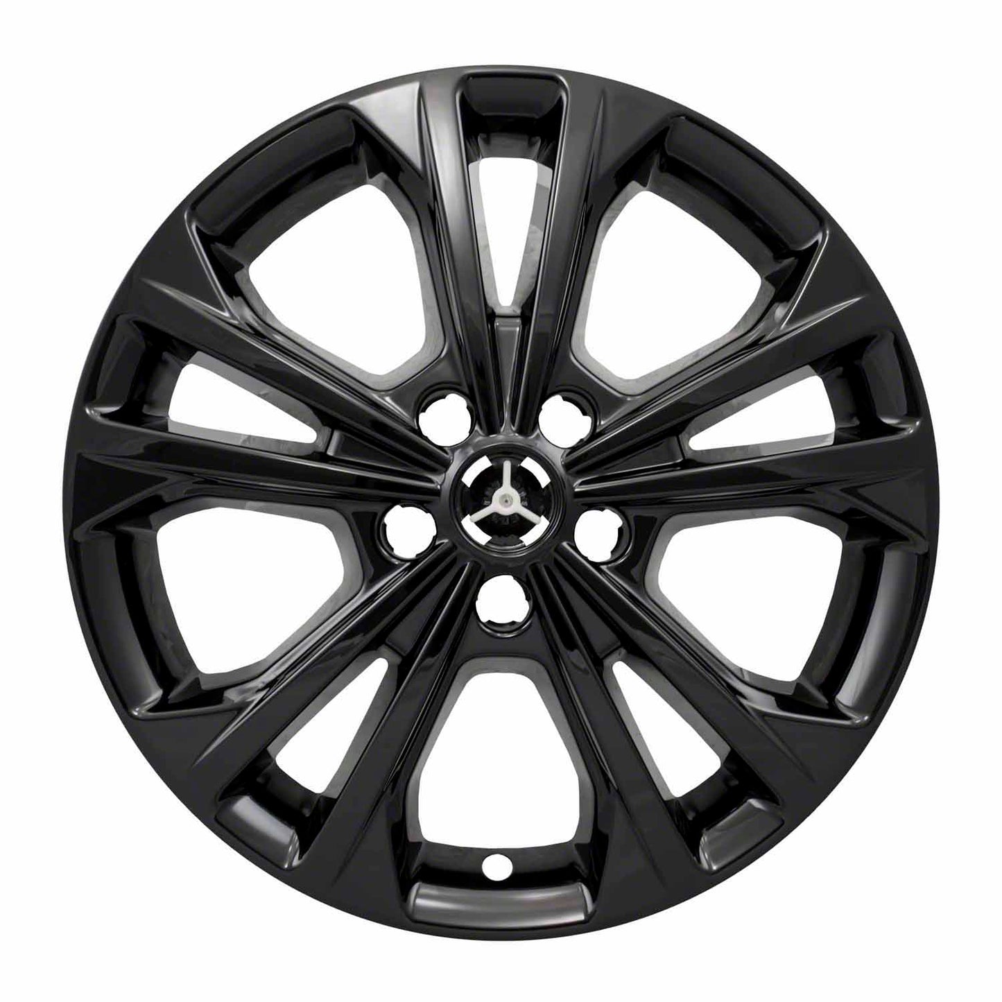Coast To Coast Wheel Cover 17 Inch 5 Double Spoke Black Set Of 4