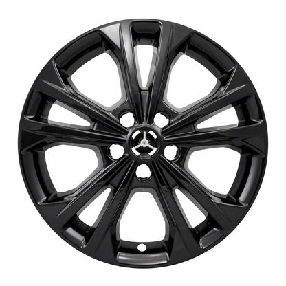 Coast To Coast Wheel Cover 17 Inch 5 Double Spoke Black Set Of 4