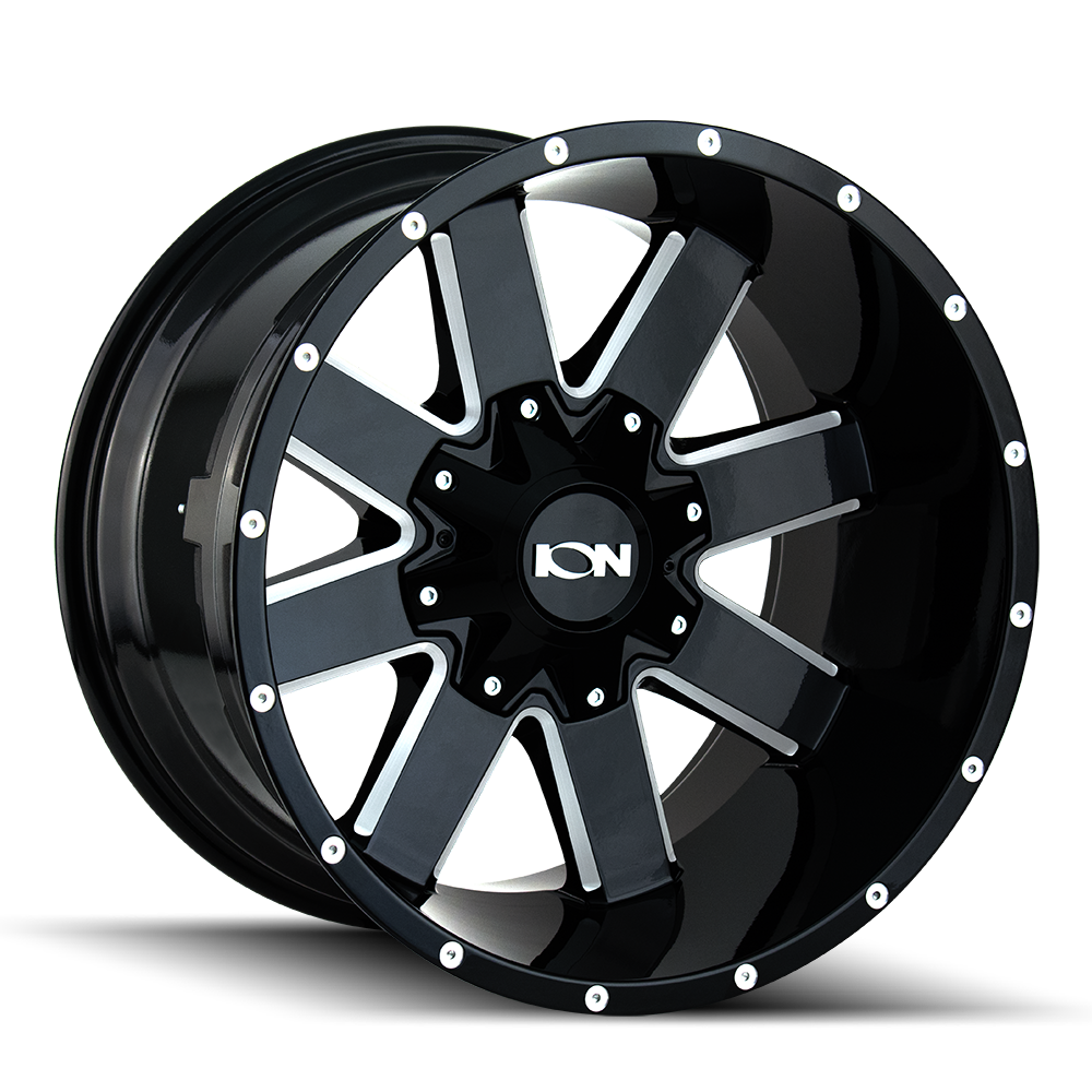 ION 141 GLOSS BLACK MILLED 18X9 5-127/5-139.7 0MM 87.1MM 141-8952M