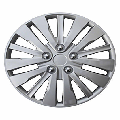 Coast To Coast Wheel Cover 16 Inch 15 Spoke Silver Color Set Of 4