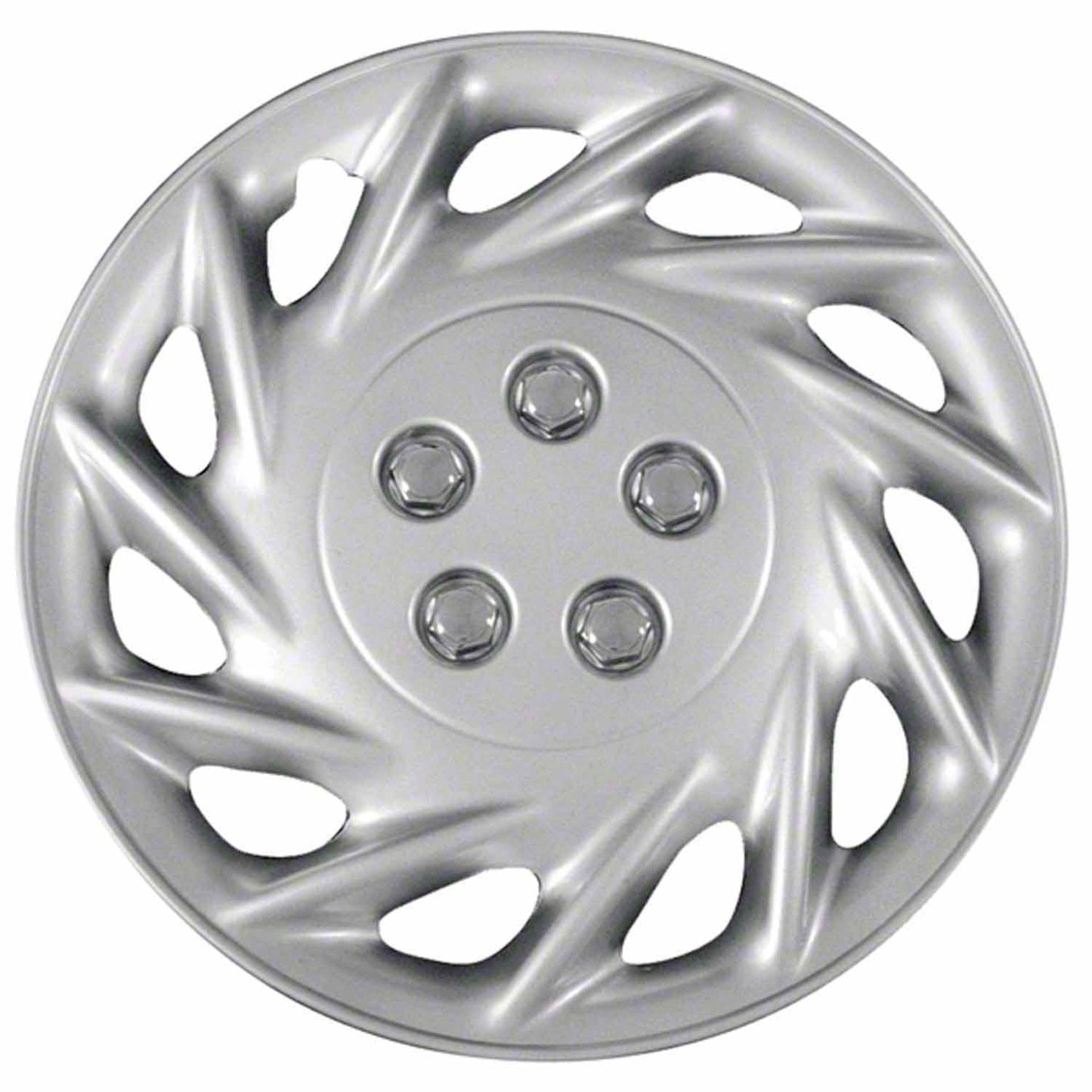Coast To Coast Wheel Cover 15 Inch 11 Spoke Silver Color Set Of 4