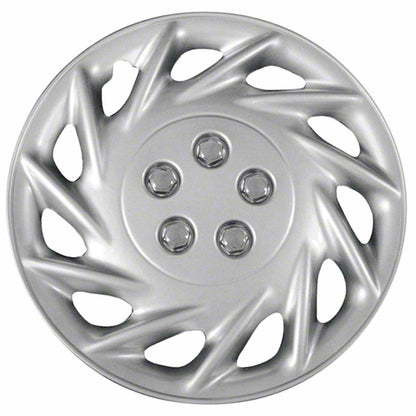 Coast To Coast Wheel Cover 15 Inch 11 Spoke Silver Color Set Of 4