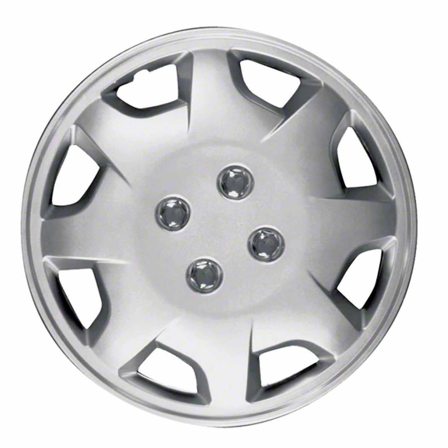 Coast To Coast Wheel Cover 15 Inch 8 Spoke Silver Set Of 4
